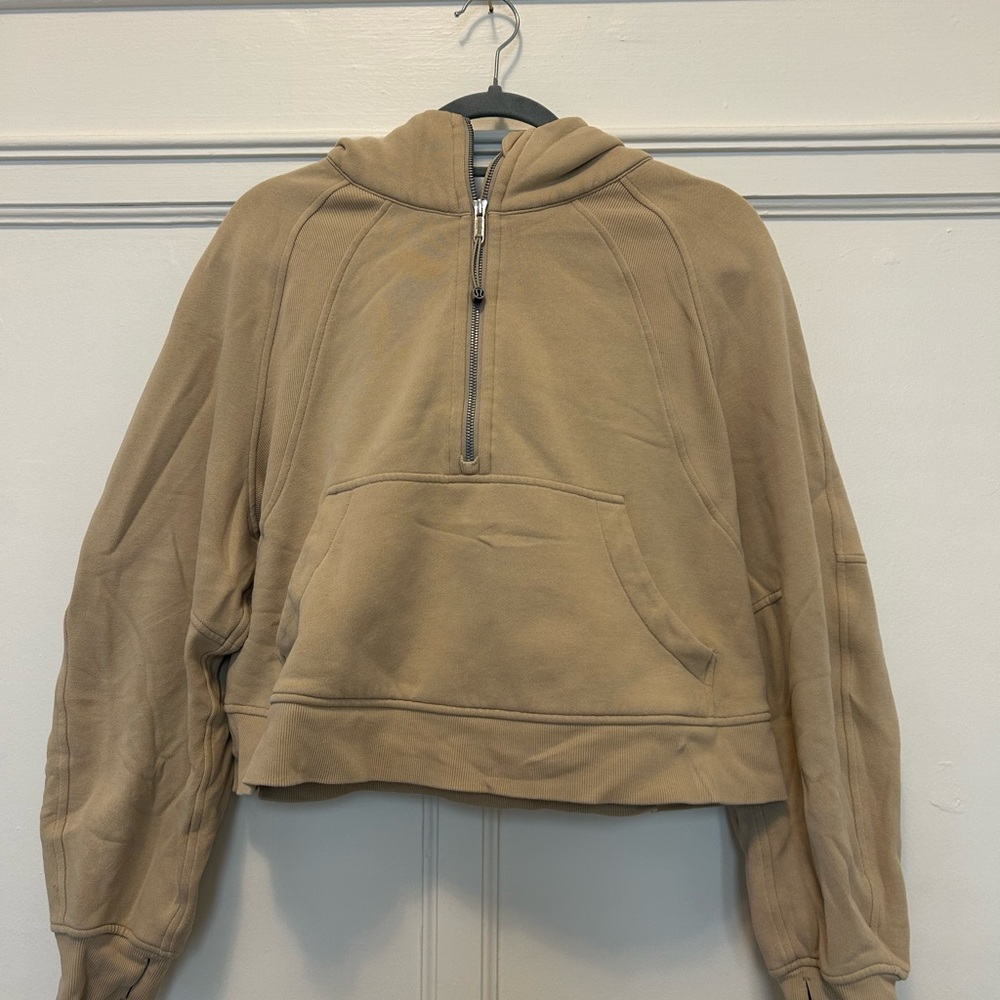 lululemon athletica Tan Hoodie Jacket
